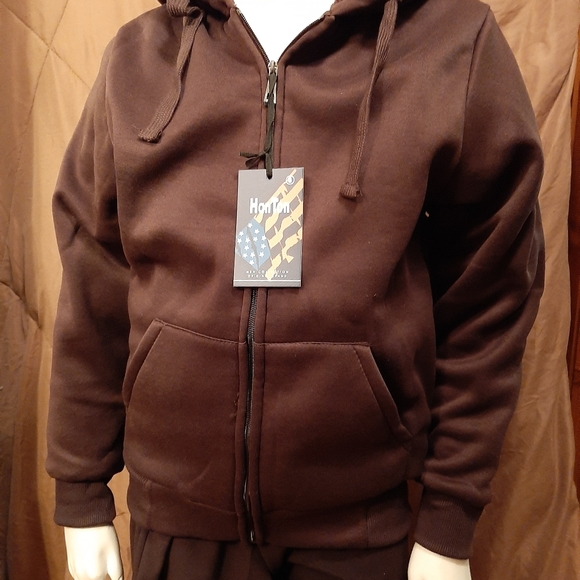 HanTon Full Zip Hooded Jacket Small - Picture 1 of 4